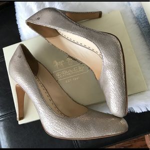 Coach high heels new in box